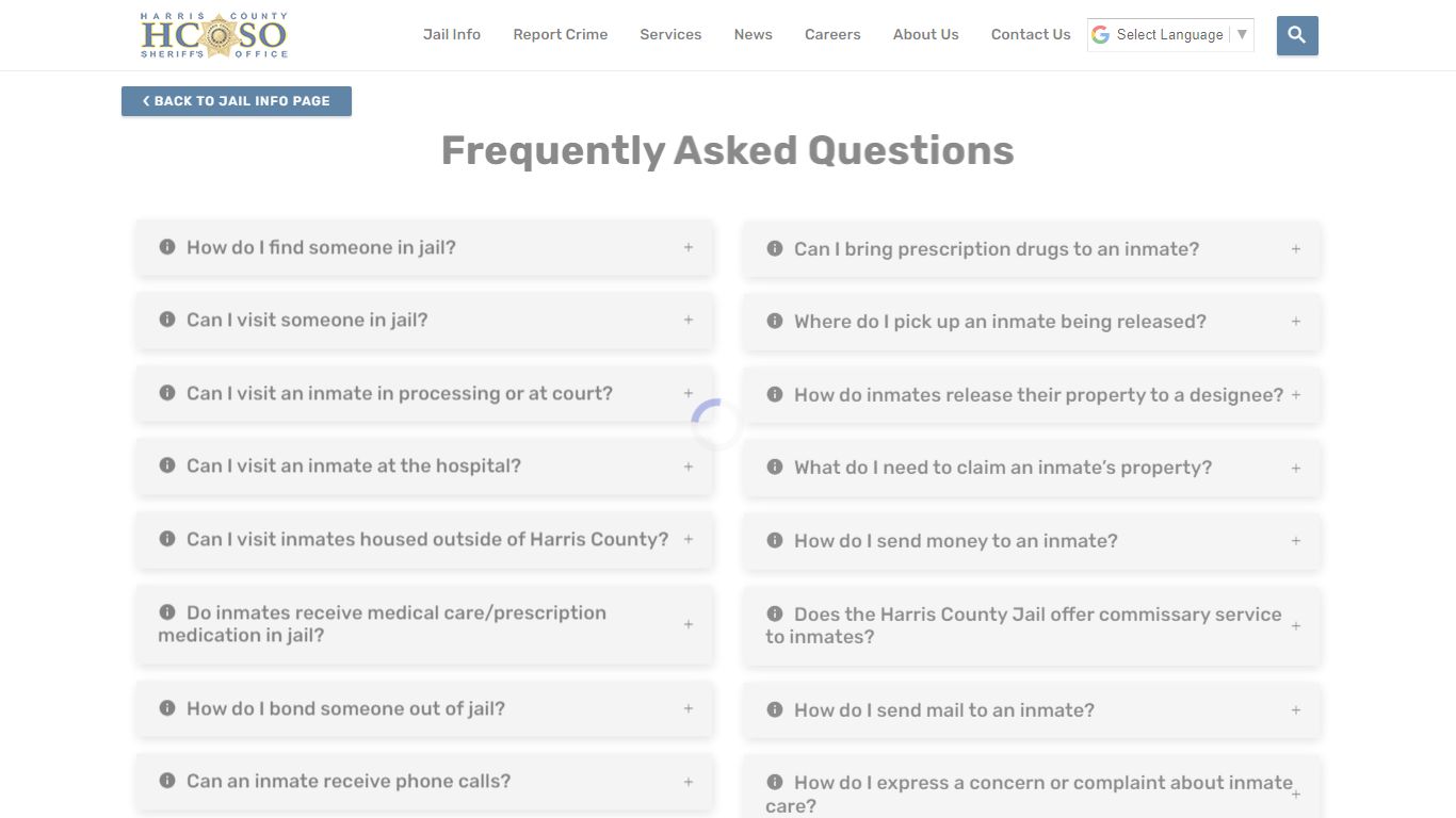 Frequently Asked Questions - Harris County Sheriff's Office